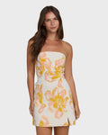 Billabong Floral Trippin Mini Dress - Salt Crystal