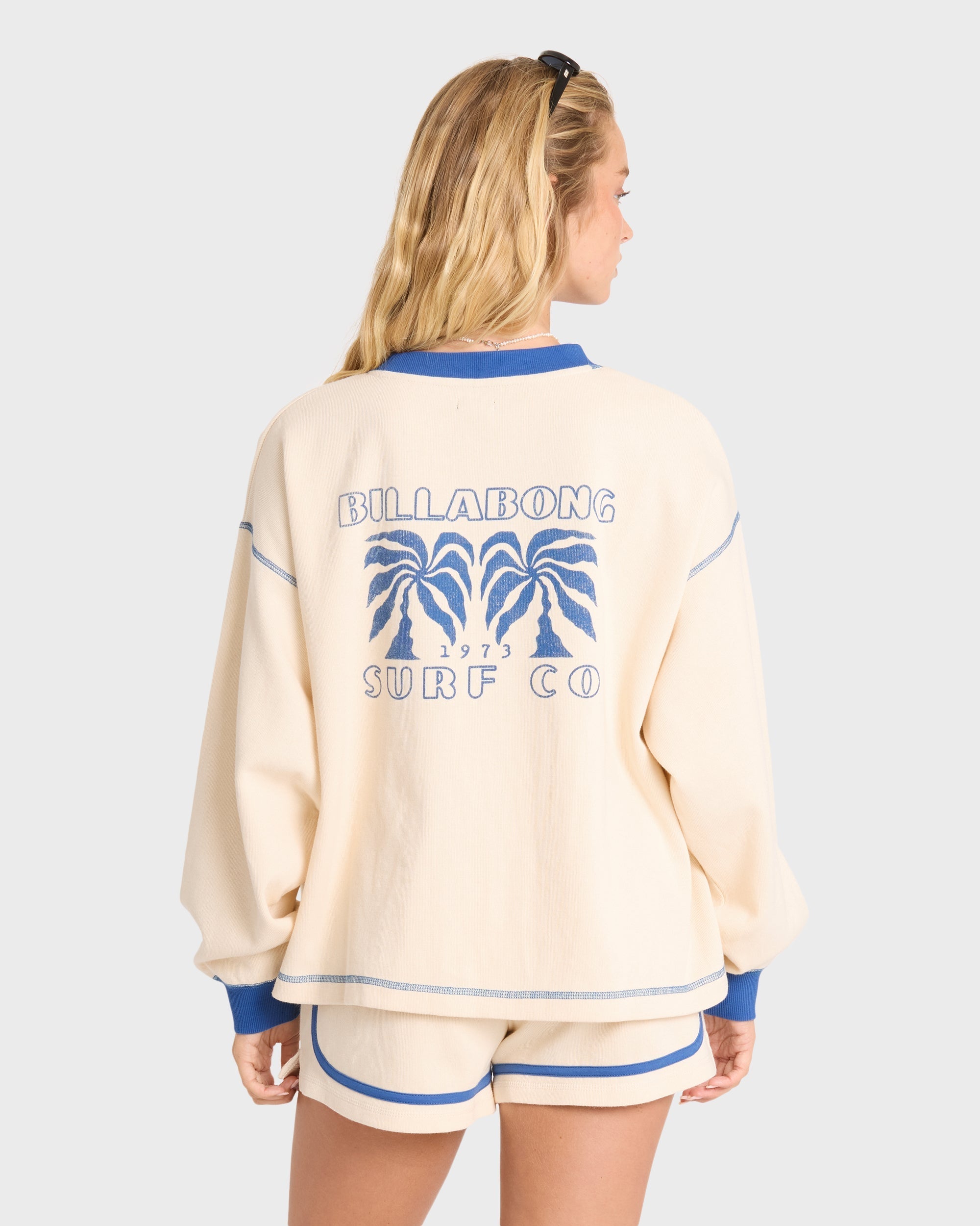 Billabong Back To It Fleece Shorts - White Cap