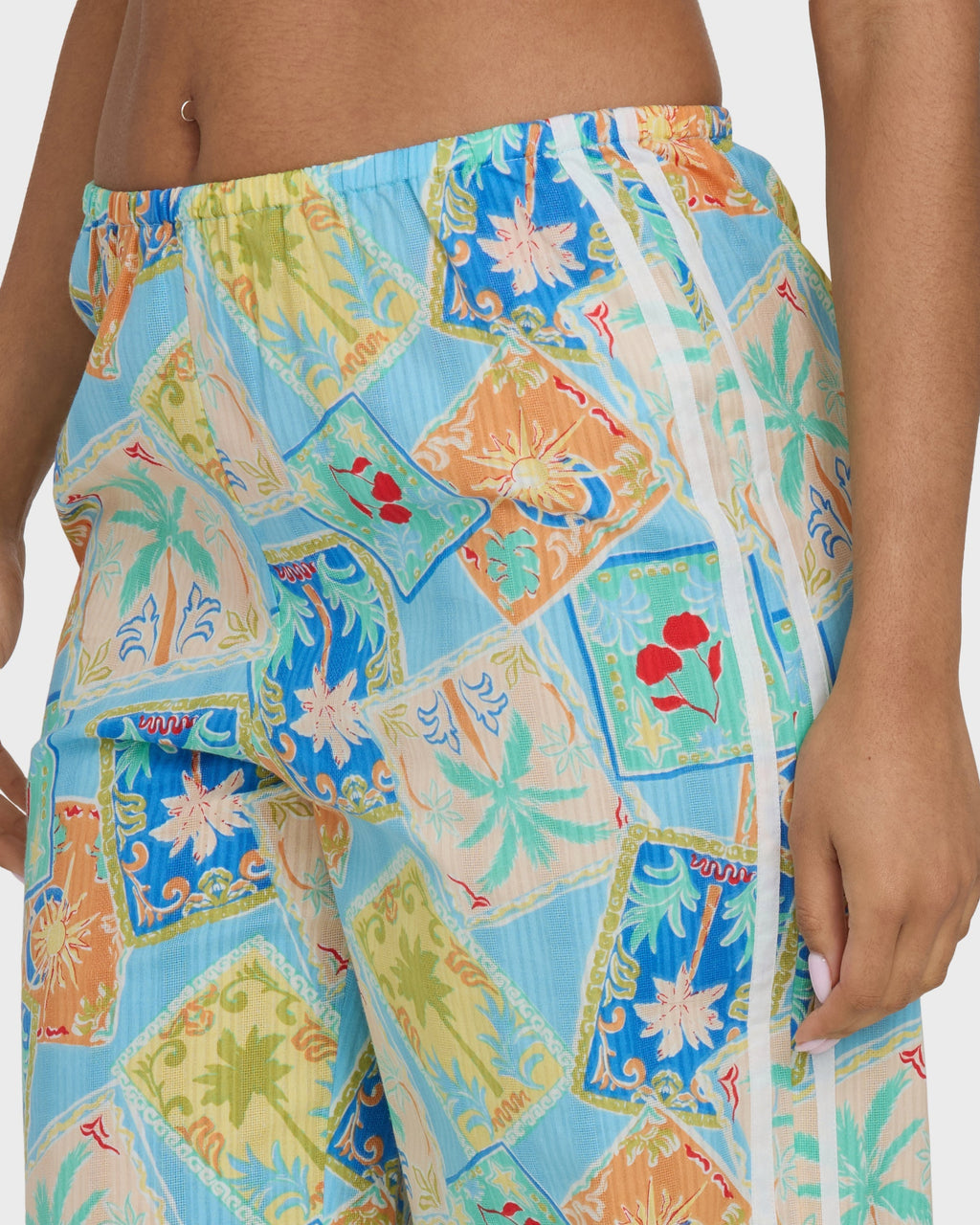 Billabong Palm Grove Elastic Waist Pants - Dream Blue