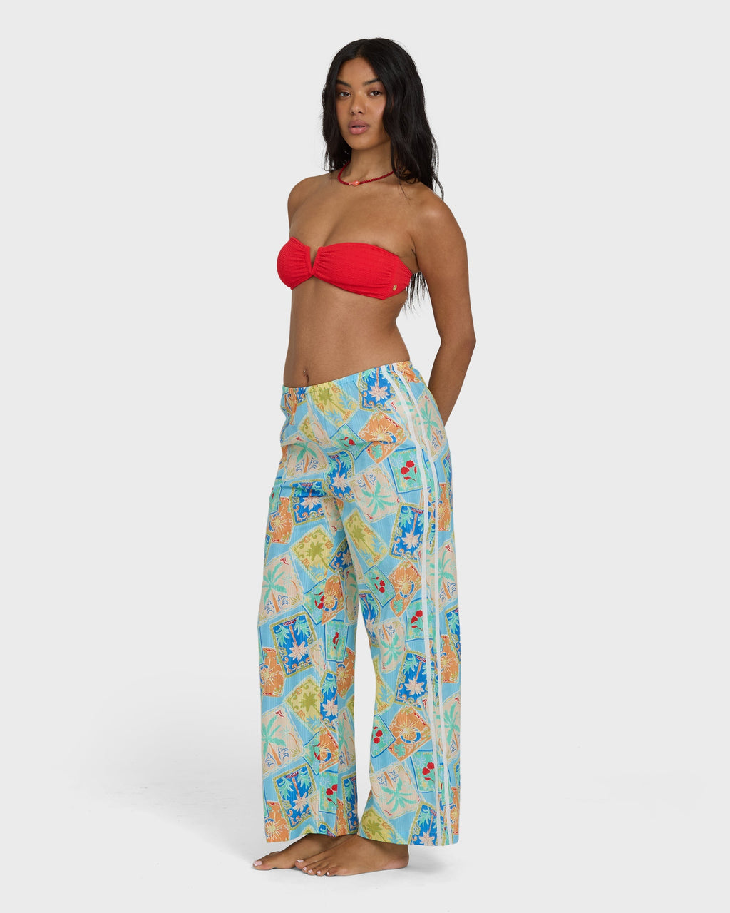 Billabong Palm Grove Elastic Waist Pants - Dream Blue