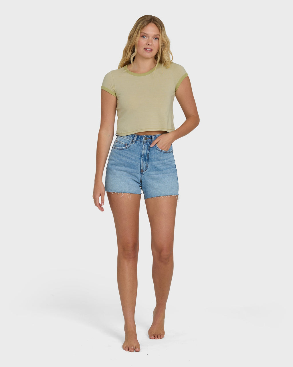 Billabong Daily Tee YD Short Sleeve Knit T-Shirt - Cactus