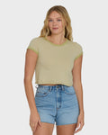Billabong Daily Tee YD Short Sleeve Knit T-Shirt - Cactus
