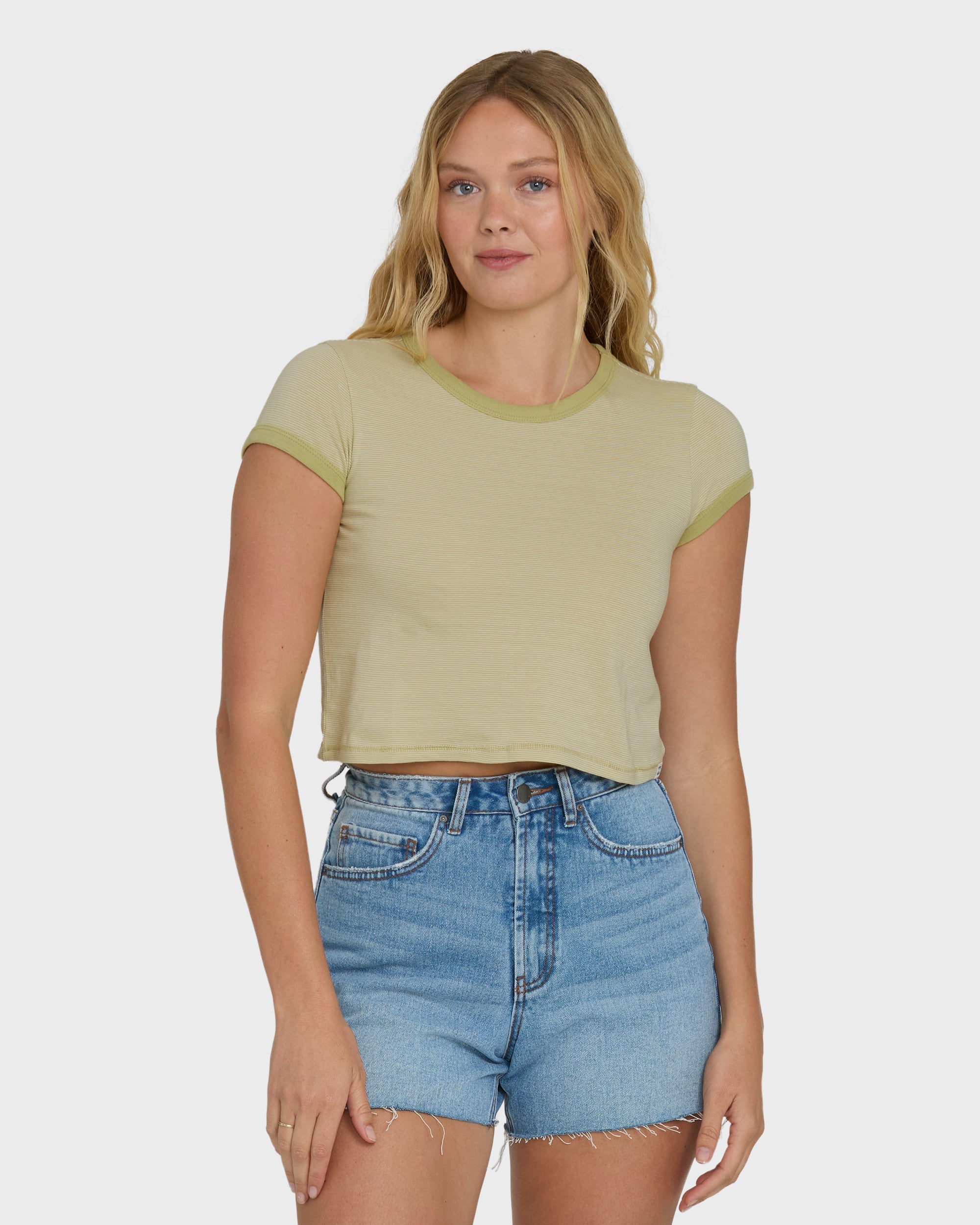 Billabong Daily Tee YD Short Sleeve Knit T-Shirt - Cactus