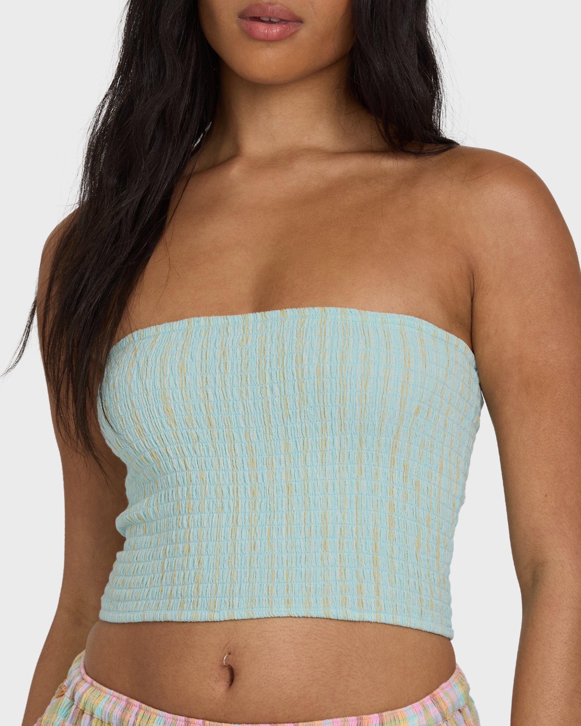 Billabong Keep It Simple 2 Tube Sleeveless Woven Shirt - Clearwater
