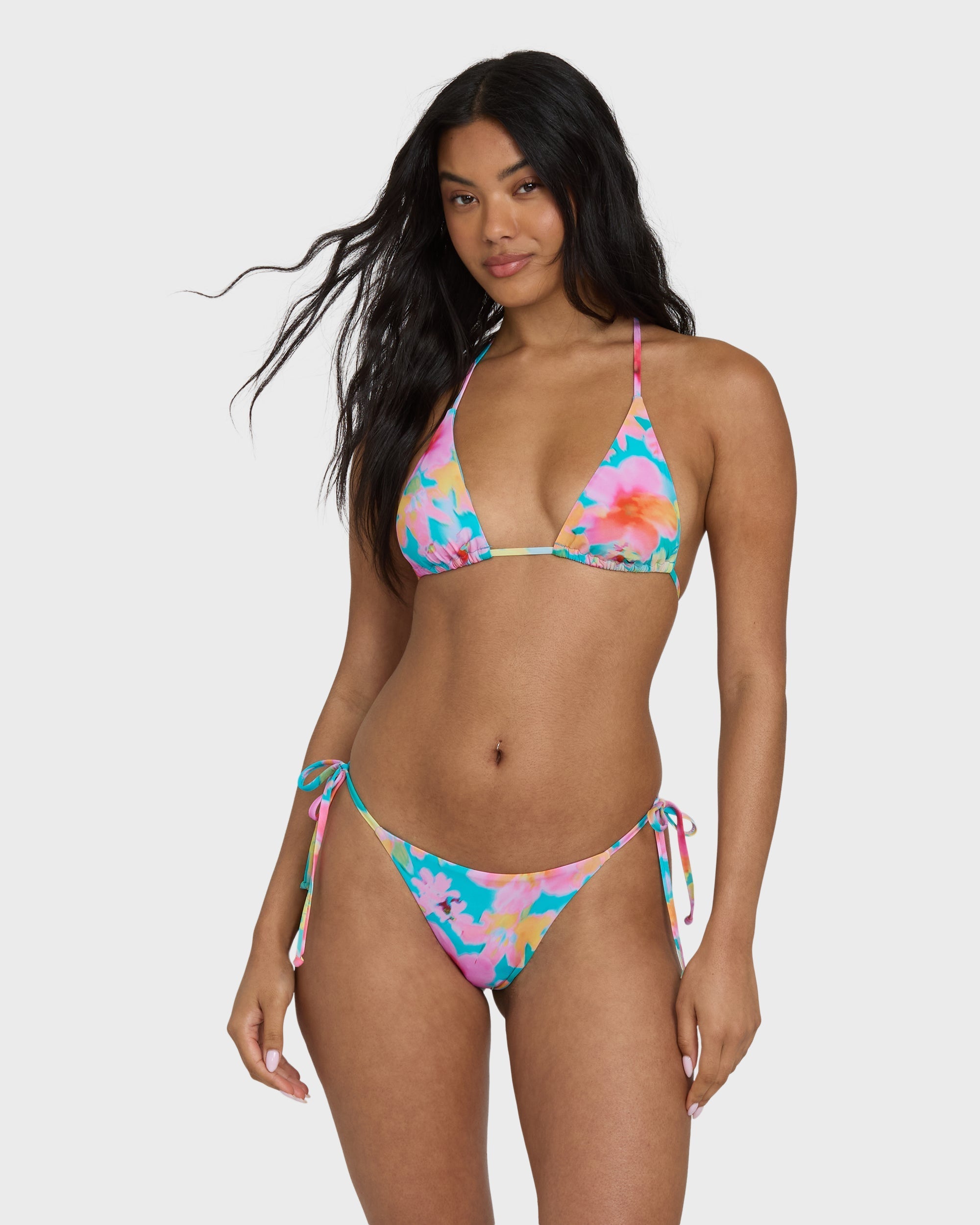 Billabong Pipe Dreams Tide Side Maya Bikini Bottoms - Bright Marine