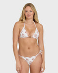 Billabong Sandy Shells Remi Triangle Bikini Top - Salt Crystal