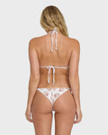 Billabong Sandy Shells Tie-Side Tanga Bikini Bottoms - Salt Crystal