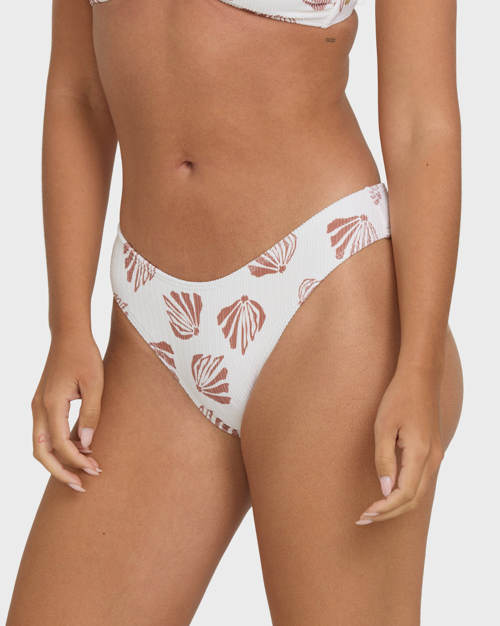 Billabong Sandy Shells Bondi Bikini Bottoms - Salt Crystal
