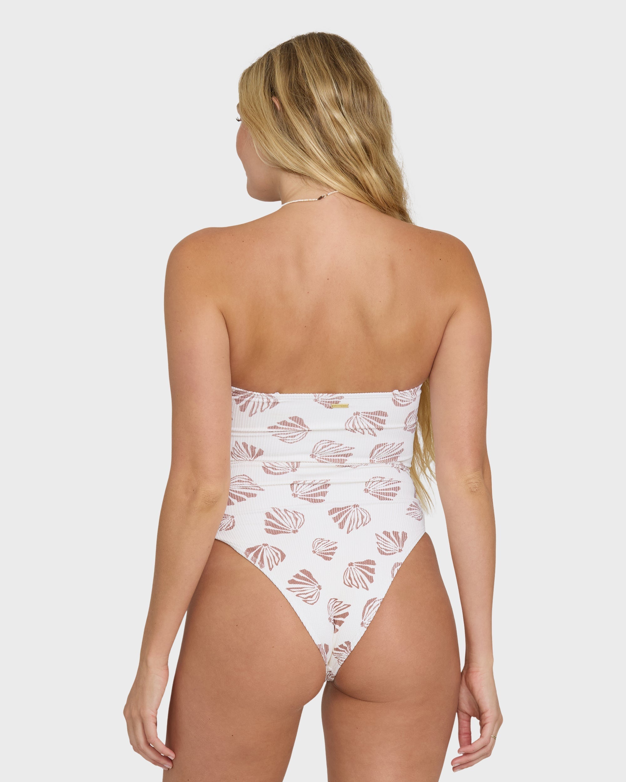 Billabong Sandy Shells Hailey One Piece Swimsuit - Salt Crystal