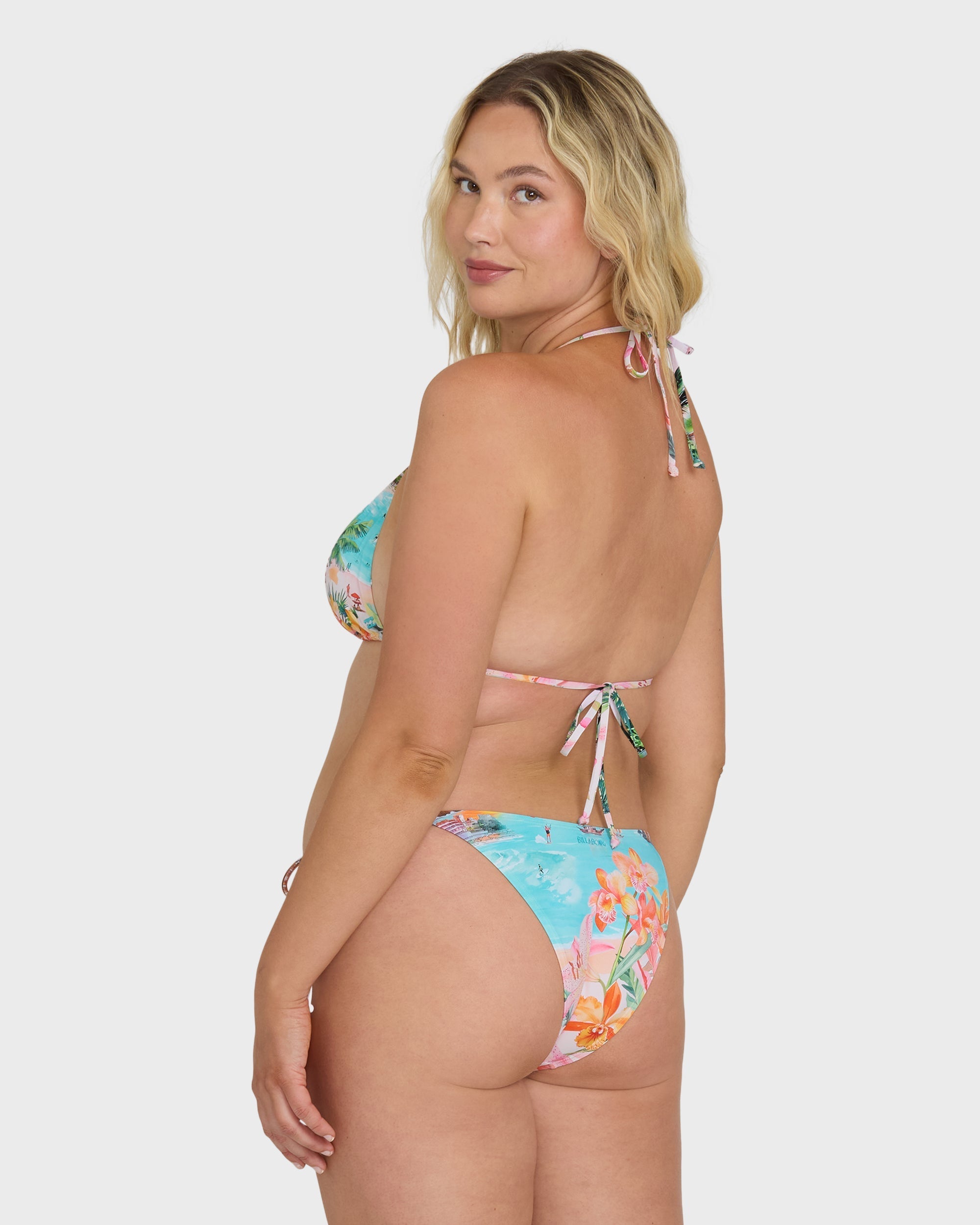 Billabong Paradise Sun Remi Triangle Bikini Top - Ocean Spray