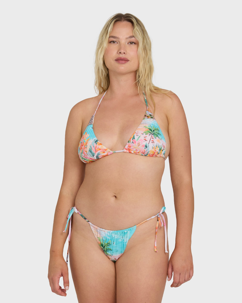 Billabong Paradise Sun Low Tide Bikini Bottoms - Ocean Spray