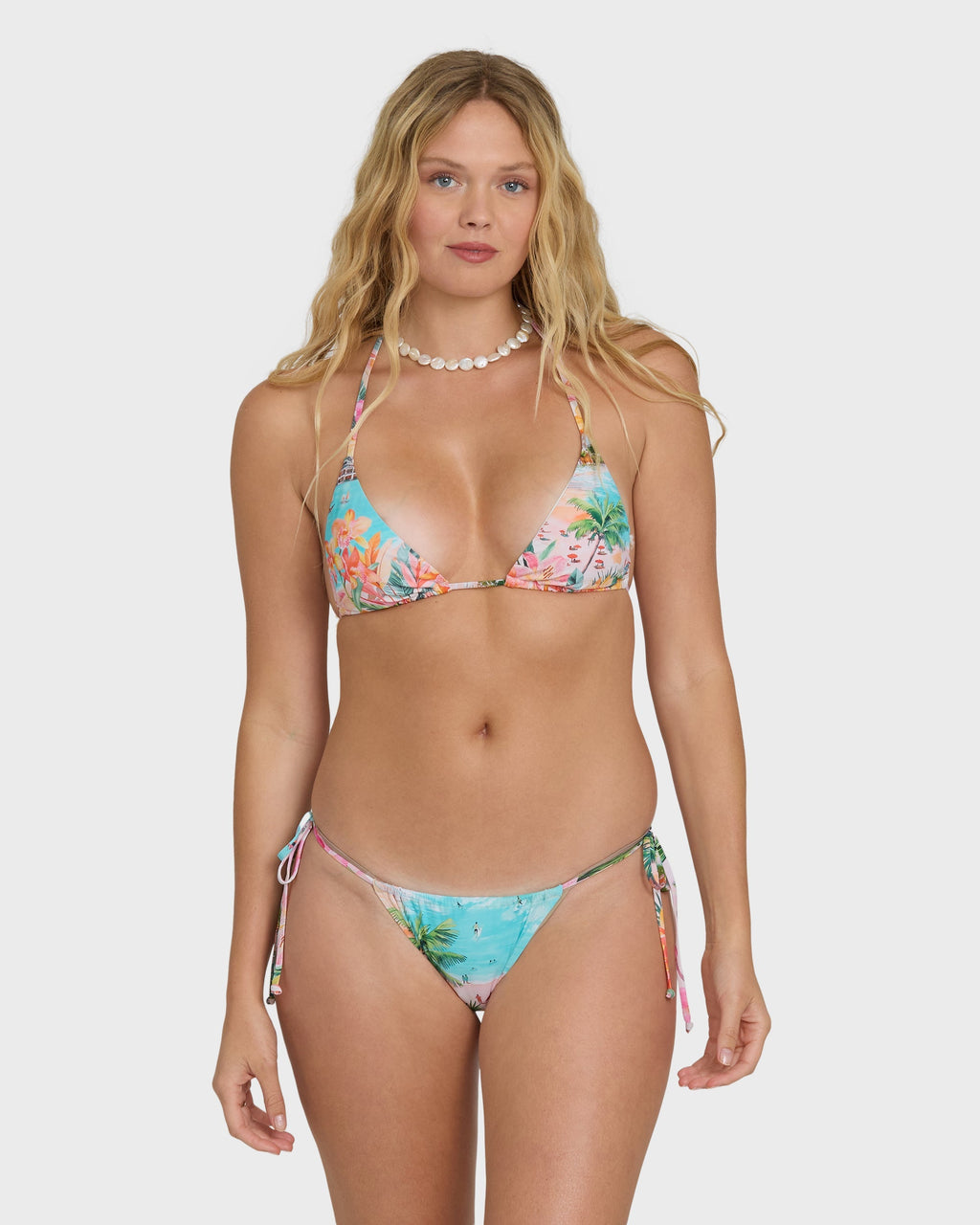 Billabong Paradise Sun Low Tide Bikini Bottoms - Ocean Spray