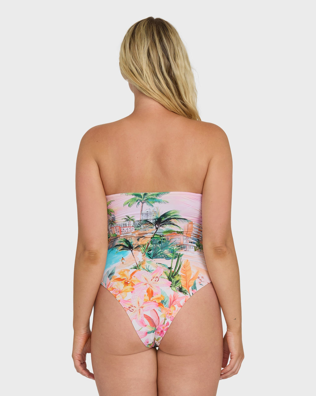 Billabong Paradise Sun Tully Hawaii One-Piece Swimsuit - Ocean Spray