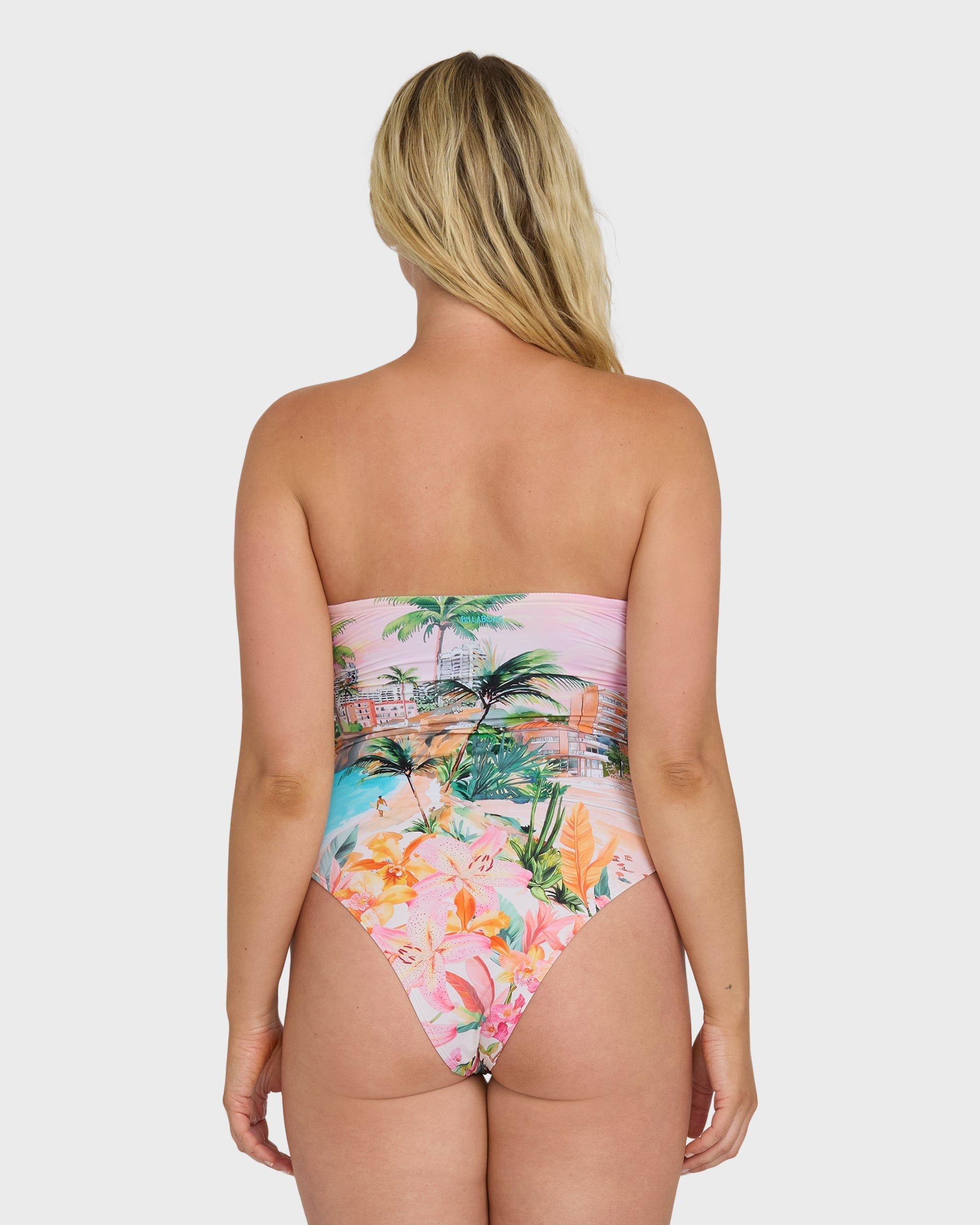 Billabong Paradise Sun Tully Hawaii One-Piece Swimsuit - Ocean Spray