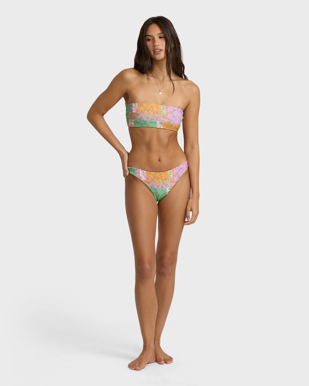 Billabong Dreamy Daze Tropic Reversible Bikini Bottoms - Sweet Lilac