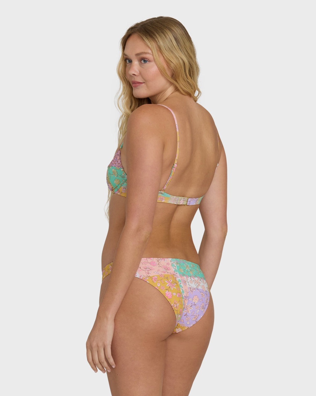 Billabong Dreamy Daze Tropic Reversible Bikini Bottoms - Sweet Lilac