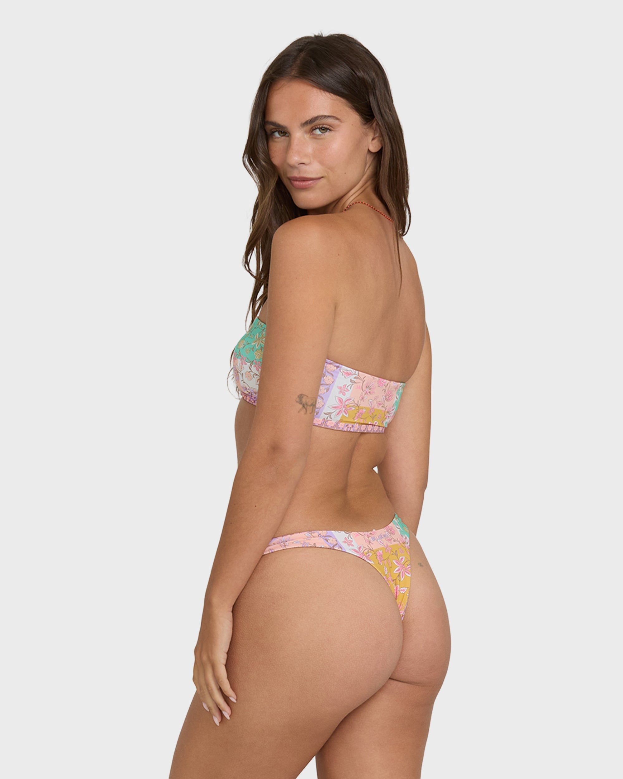 Billabong Dreamy Daze Reversible Tiny Bikini Bottoms - Sweet Lilac