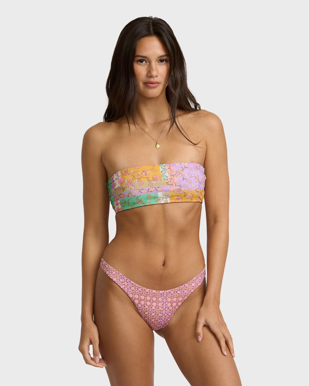 Billabong Dreamy Daze Reversible Tiny Bikini Bottoms - Sweet Lilac