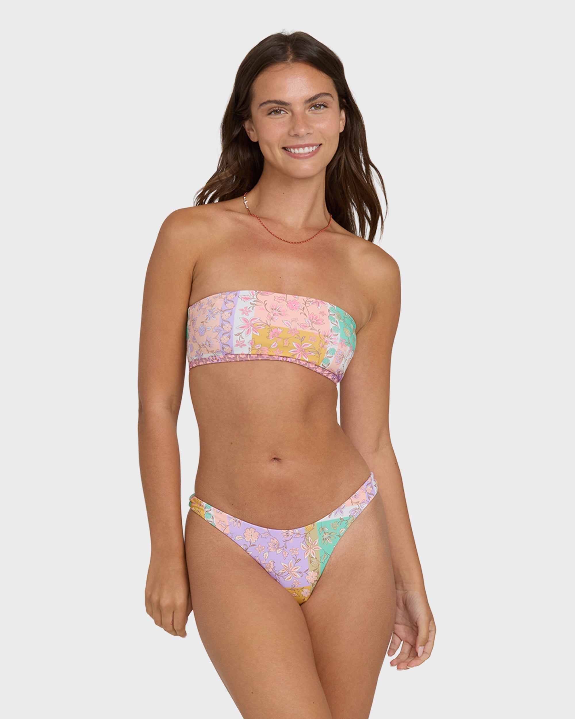 Billabong Dreamy Daze Reversible Tiny Bikini Bottoms - Sweet Lilac
