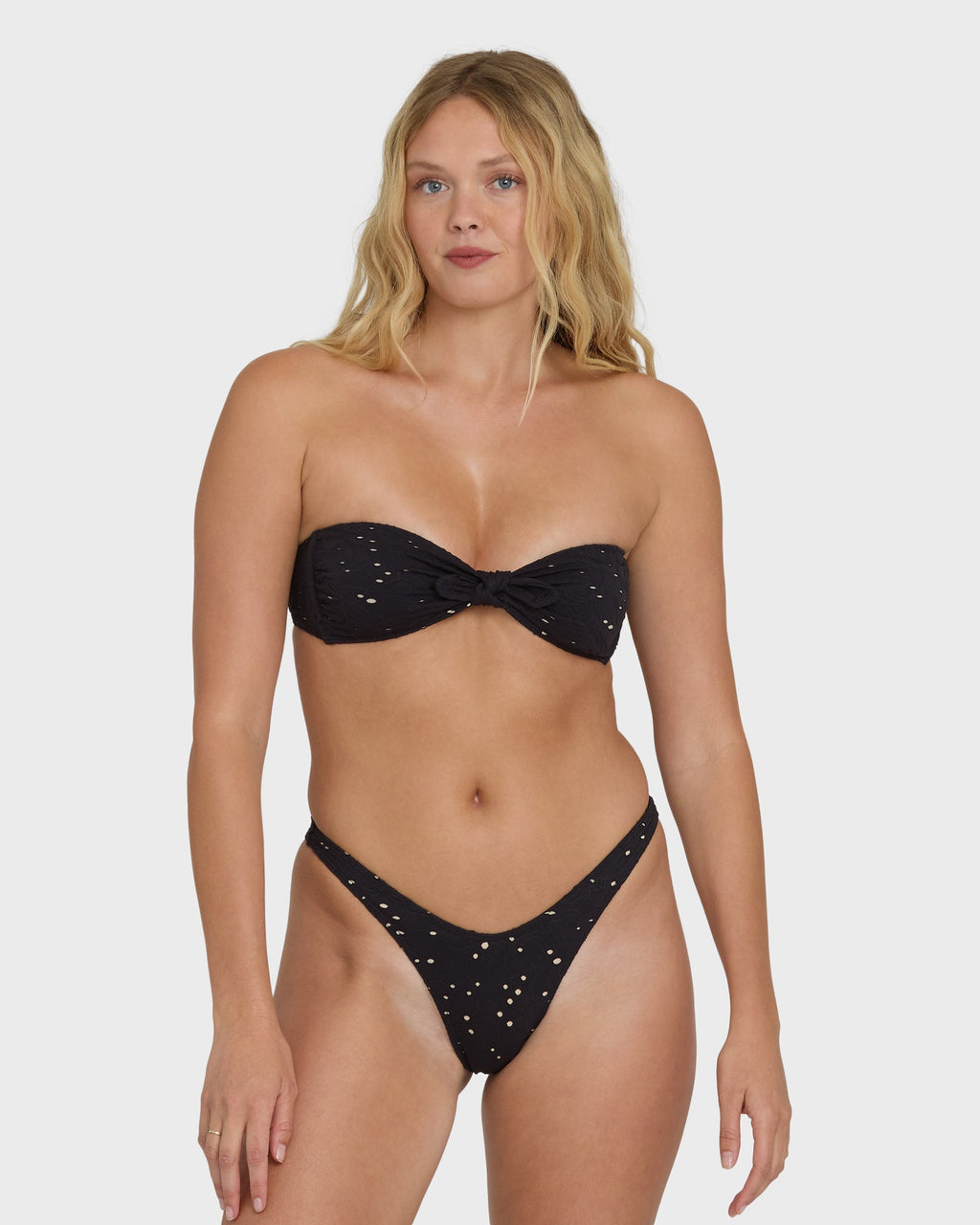 Billabong Eye On You Dippi Bikini Bottoms - Black Pebble