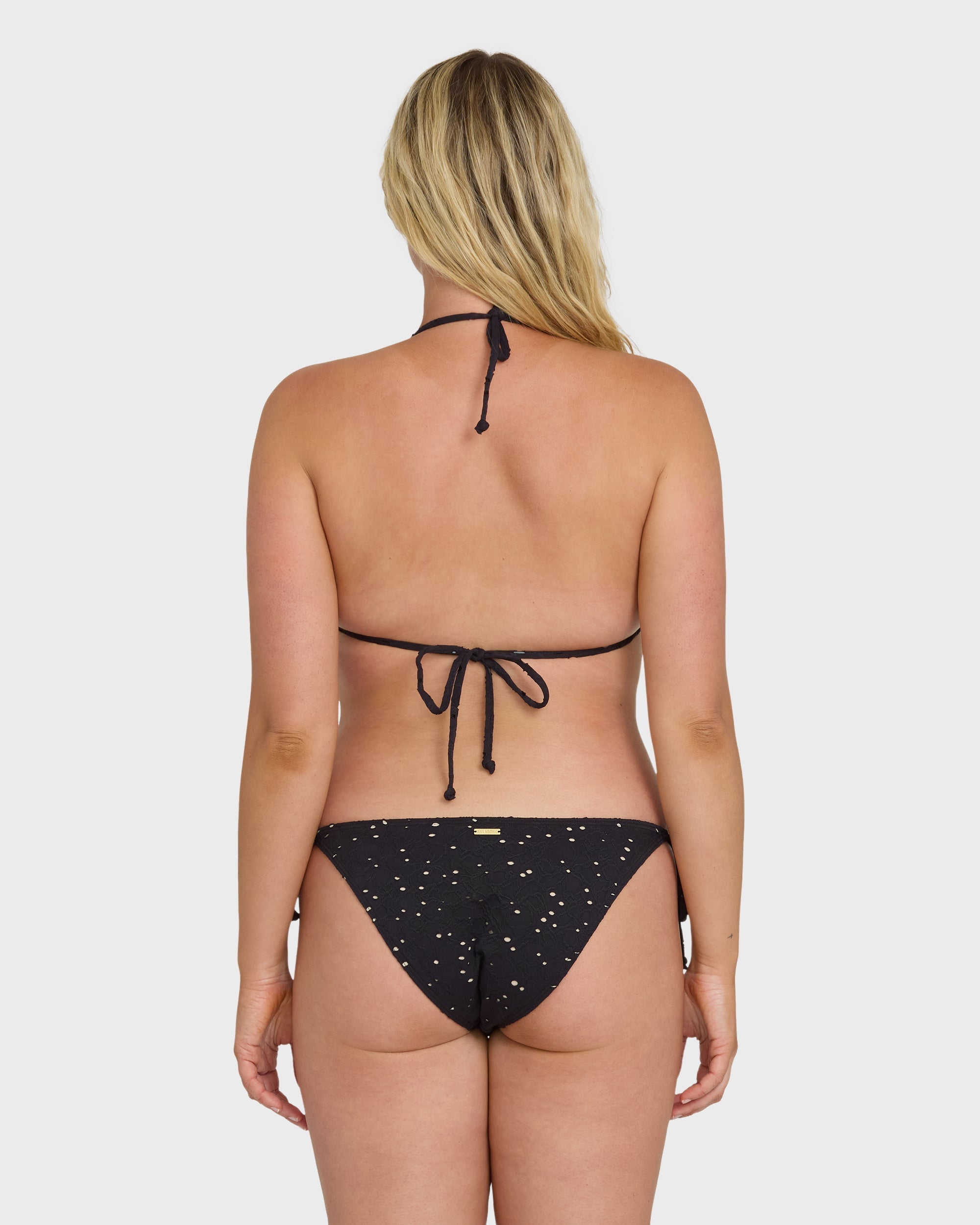 Billabong Eye On You Tie-Side Maui Bikini Bottoms - Black Pebble