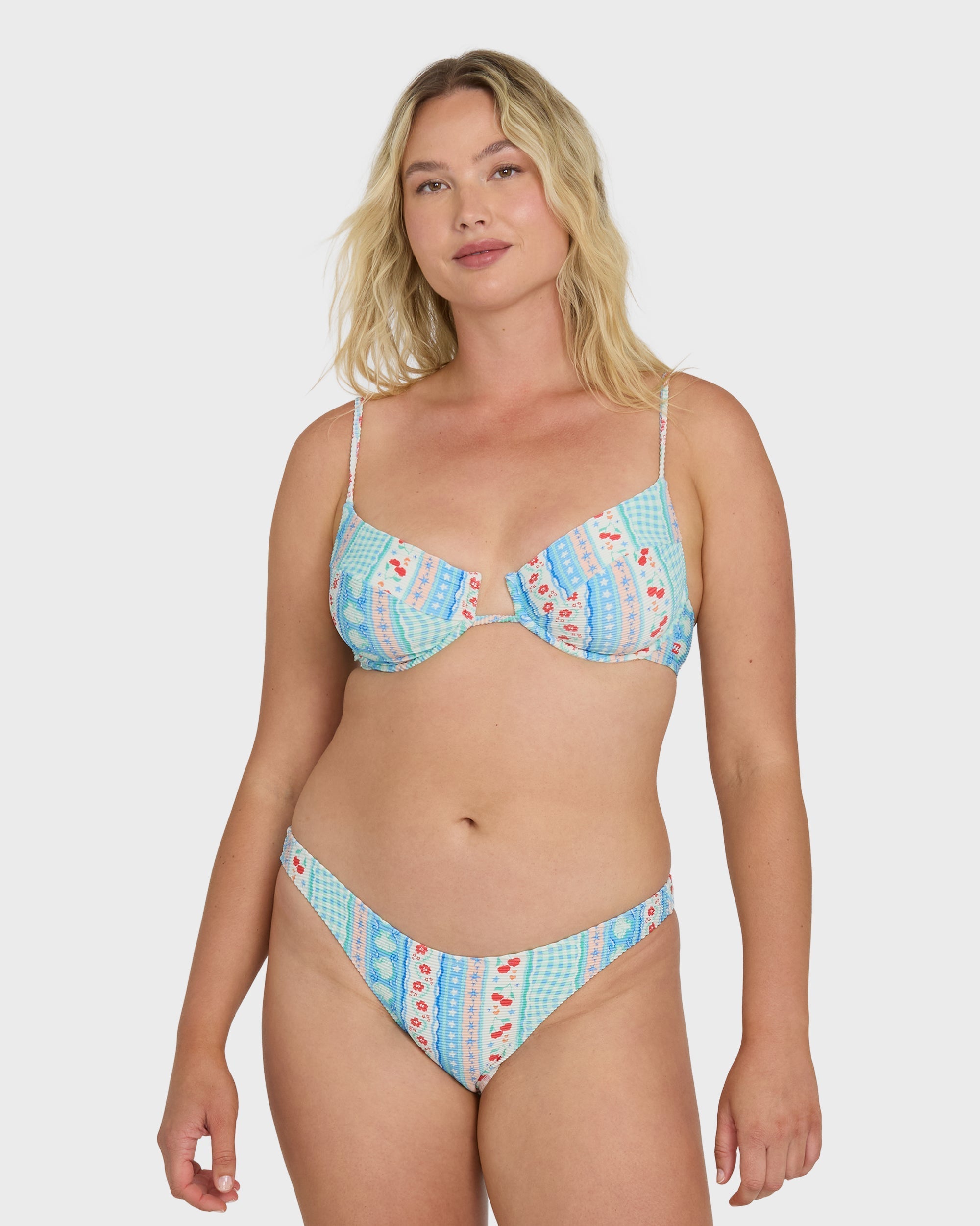 Billabong Picnic Leah Underwire Bikini Top - Dream Blue