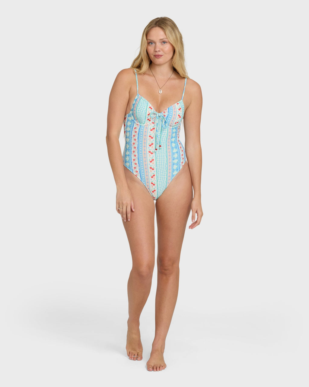 Billabong Picnic Ella Hawaii One-Piece Swimsuit - Dream Blue