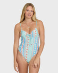 Billabong Picnic Ella Hawaii One-Piece Swimsuit - Dream Blue