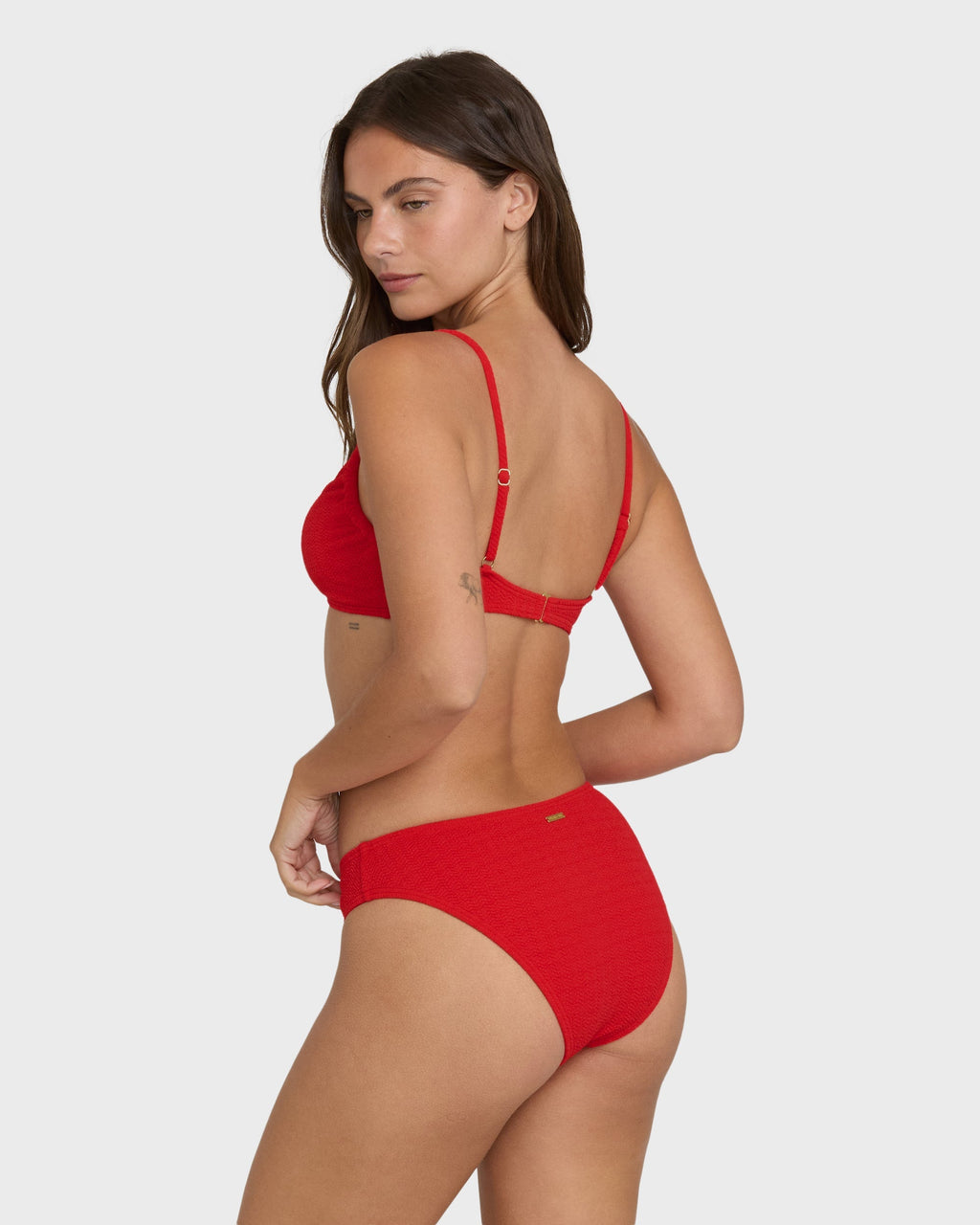 Billabong Rising Tide Bondi Medium Bikini Bottoms - Fiesta Red