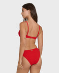 Billabong Rising Tide Bondi Medium Bikini Bottoms - Fiesta Red
