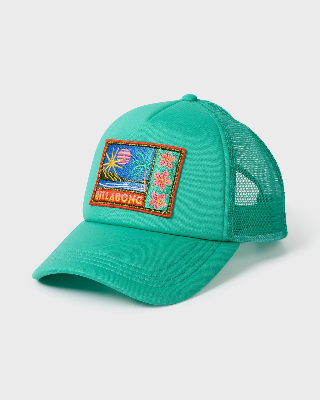 Billabong Grandpa Trucker Hat - Green Tropics