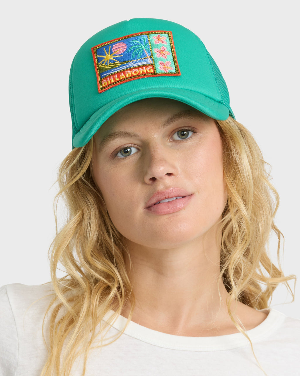 Billabong Grandpa Trucker Hat - Green Tropics