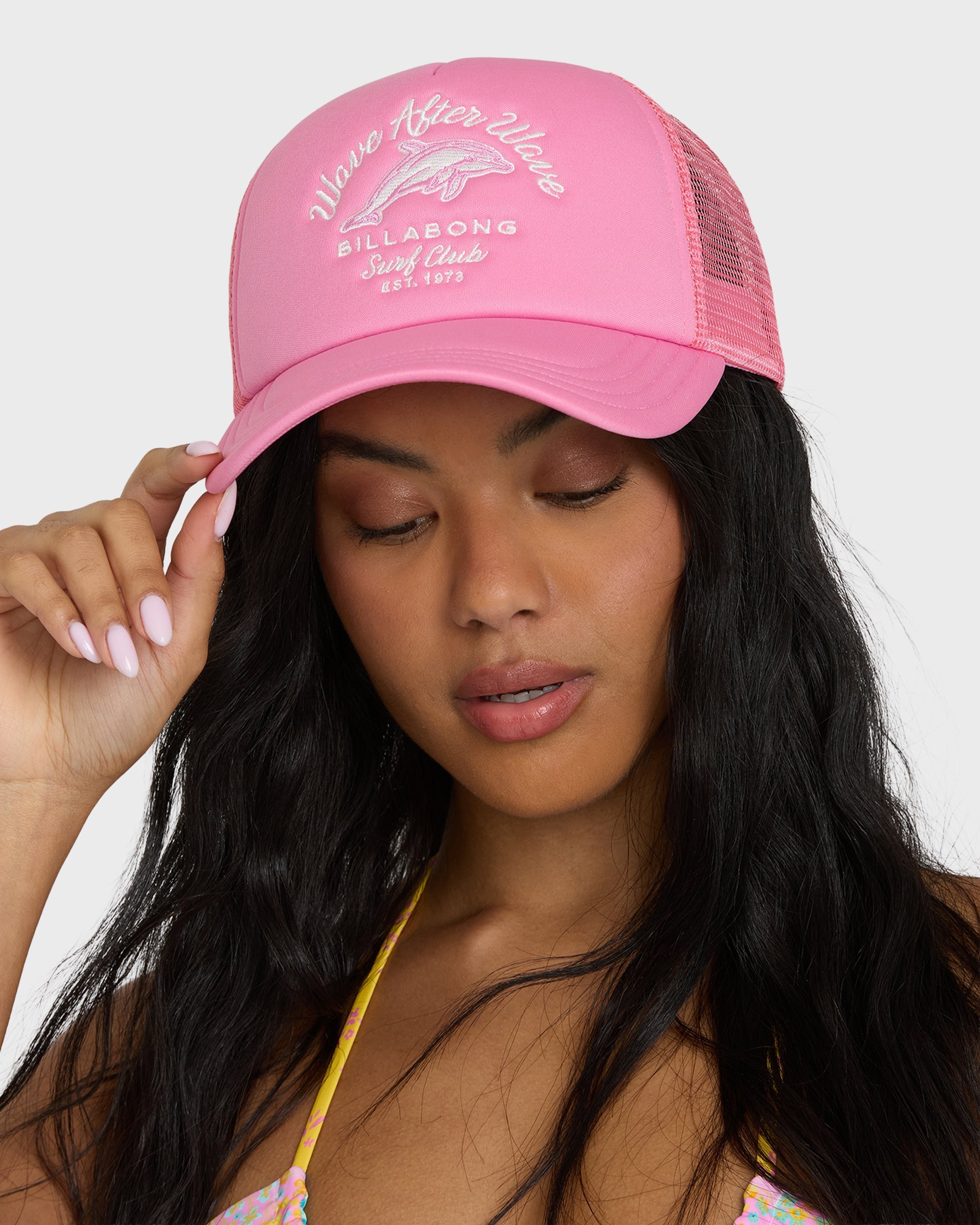 Billabong Grandpa Trucker Hat - Party Pink