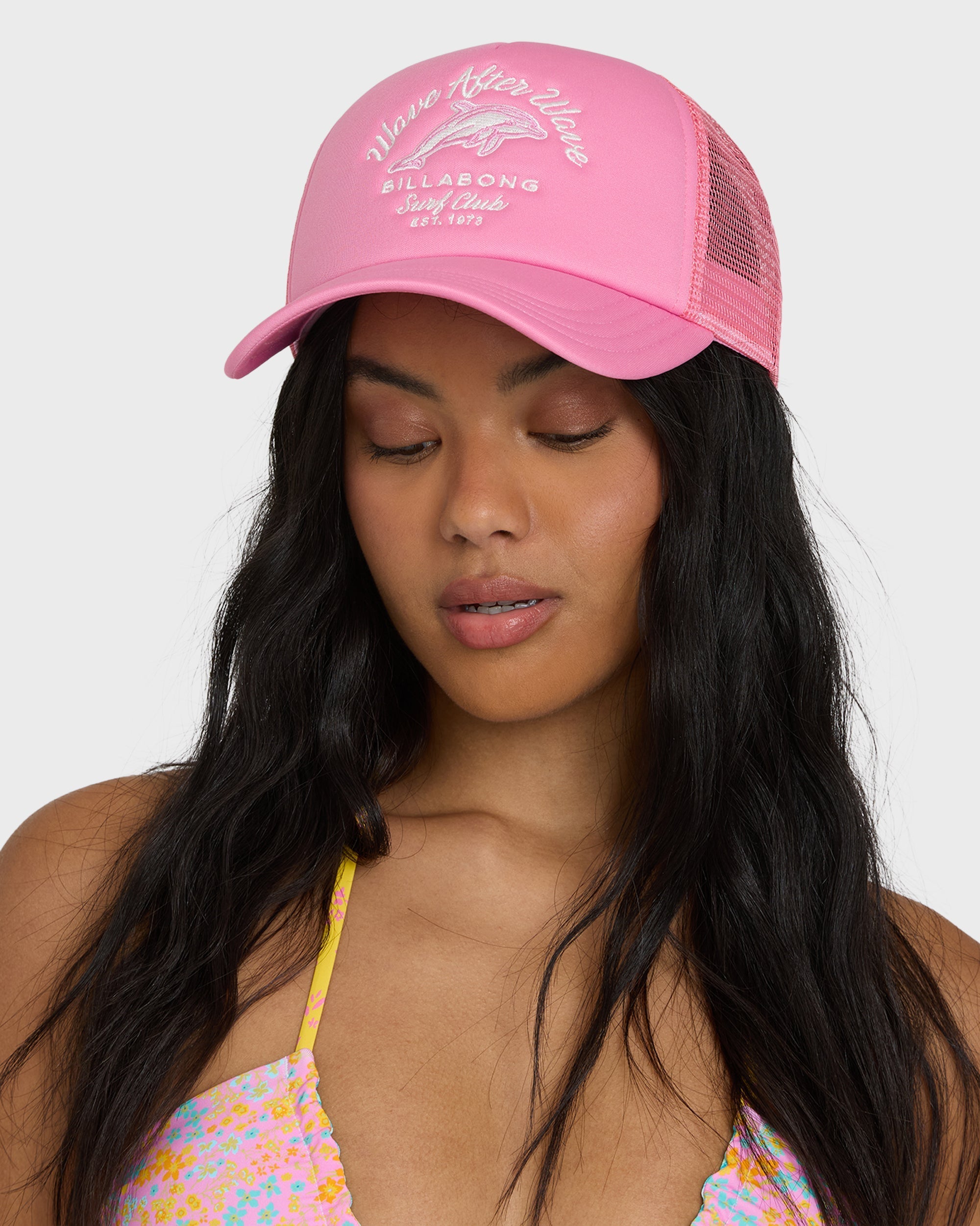 Billabong Grandpa Trucker Hat - Party Pink