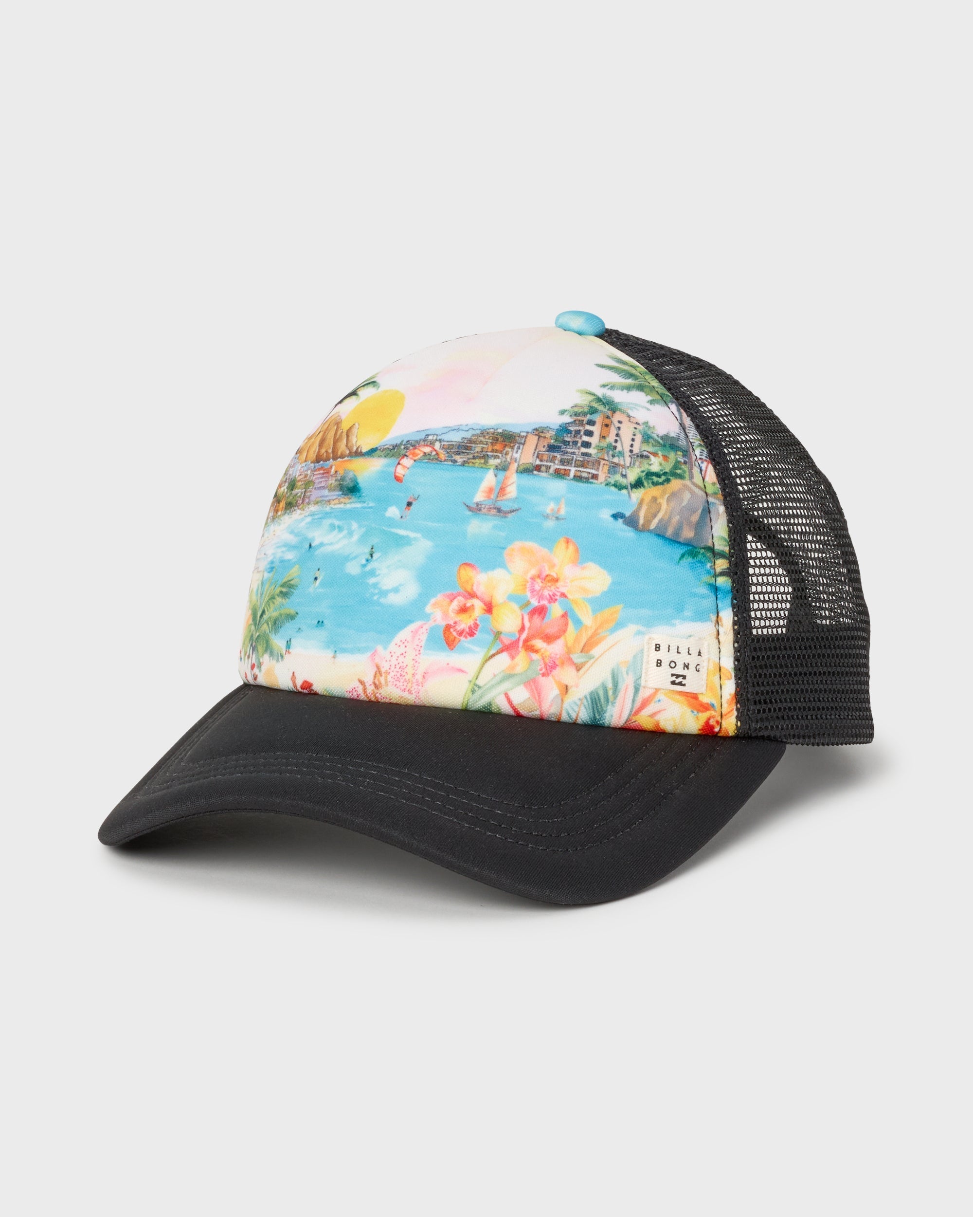 Billabong Heritage Mashup Trucker Hat - Ocean Spray