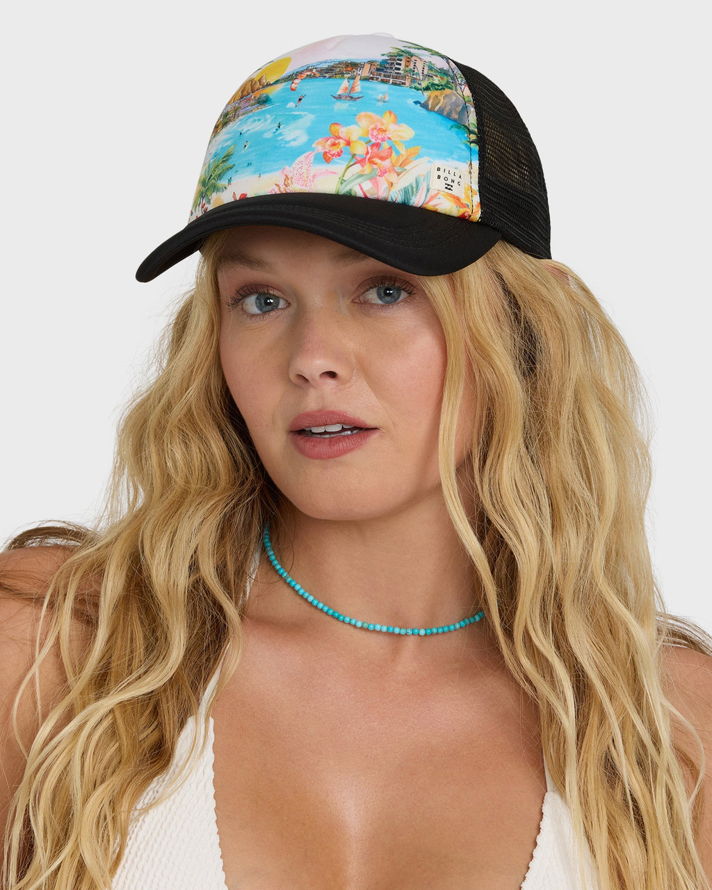 Billabong Heritage Mashup Trucker Hat - Ocean Spray