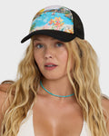Billabong Heritage Mashup Trucker Hat - Ocean Spray
