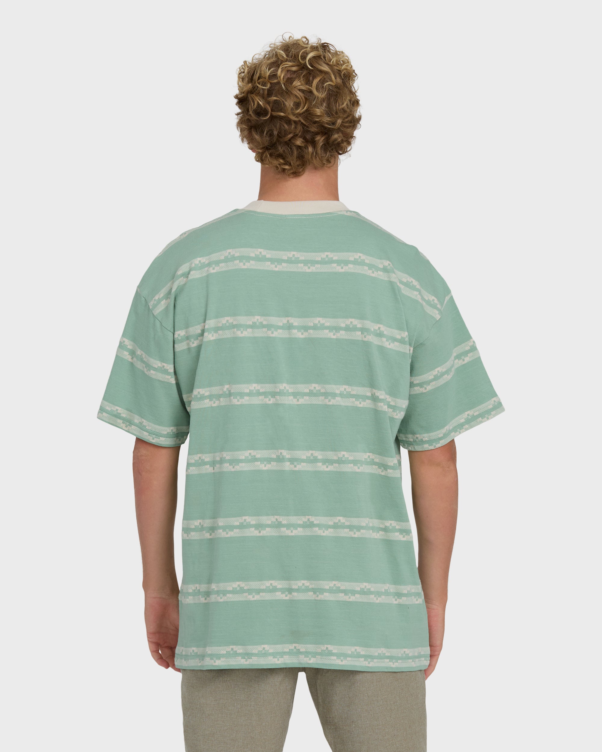 Billabong Baxter Short Sleeve Knit T-Shirt - Granite Green