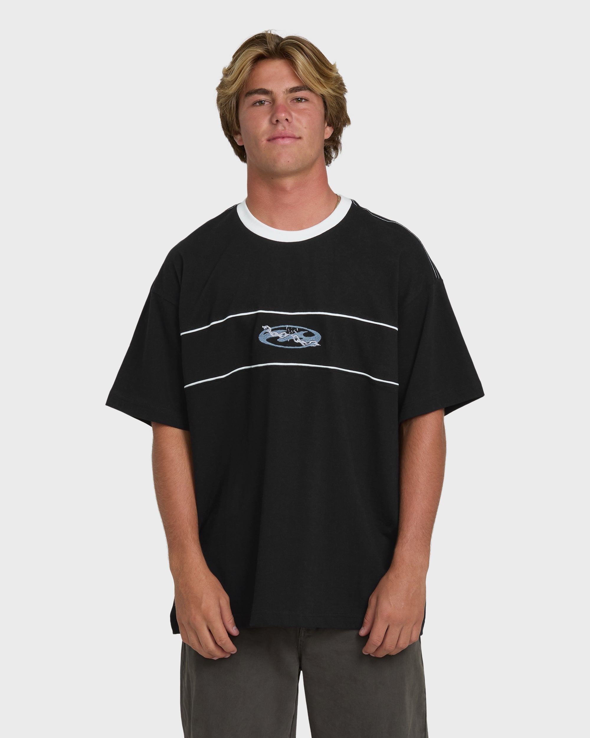 Billabong Bad Dog Precision Short Sleeve Knit T-Shirt - Black