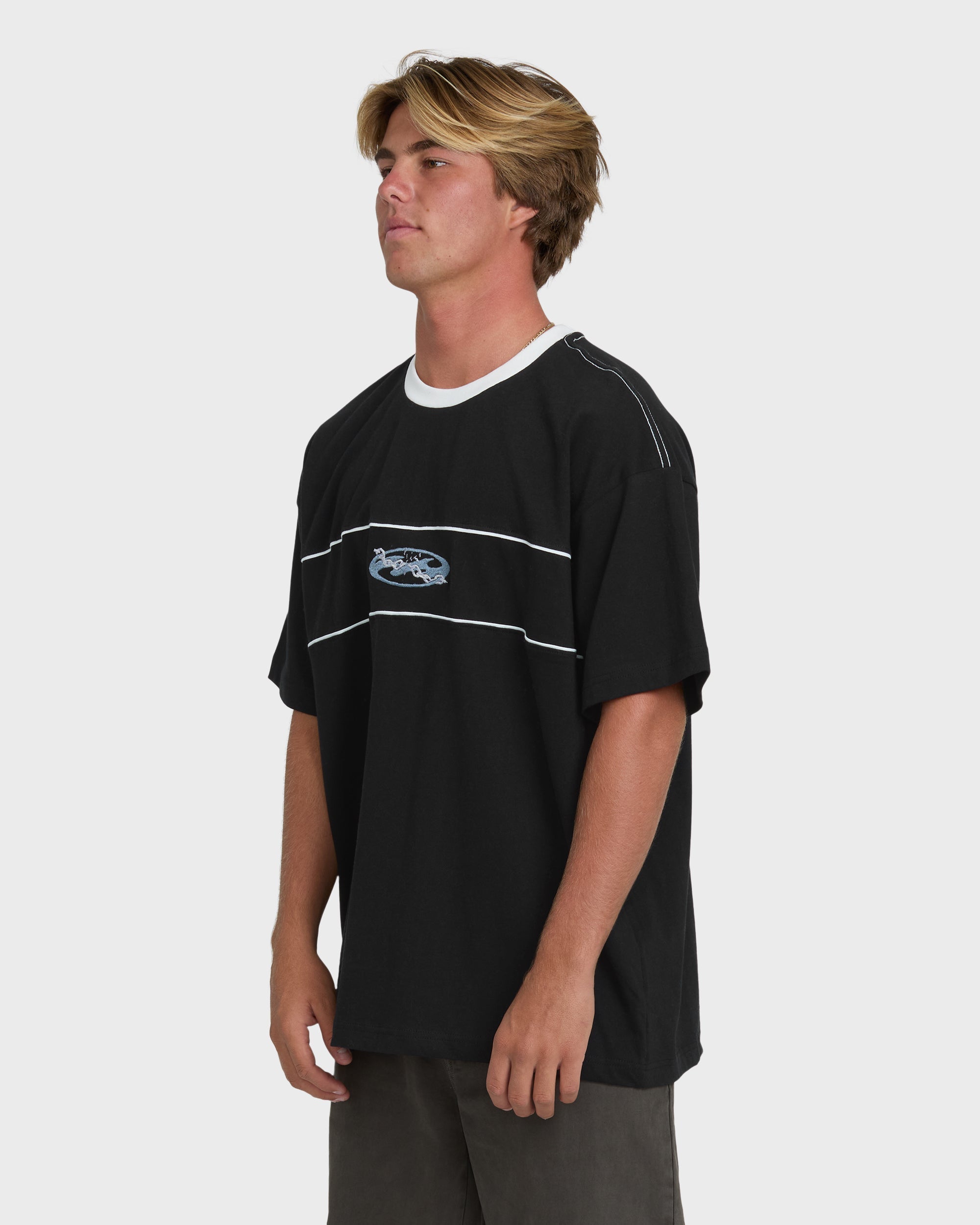 Billabong Bad Dog Precision Short Sleeve Knit T-Shirt - Black