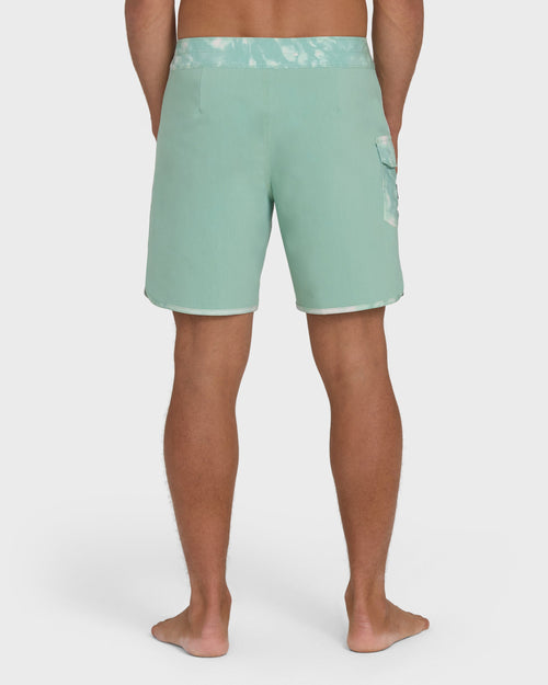 Billabong 73 Pro 18 Boardshorts - Granite Green
