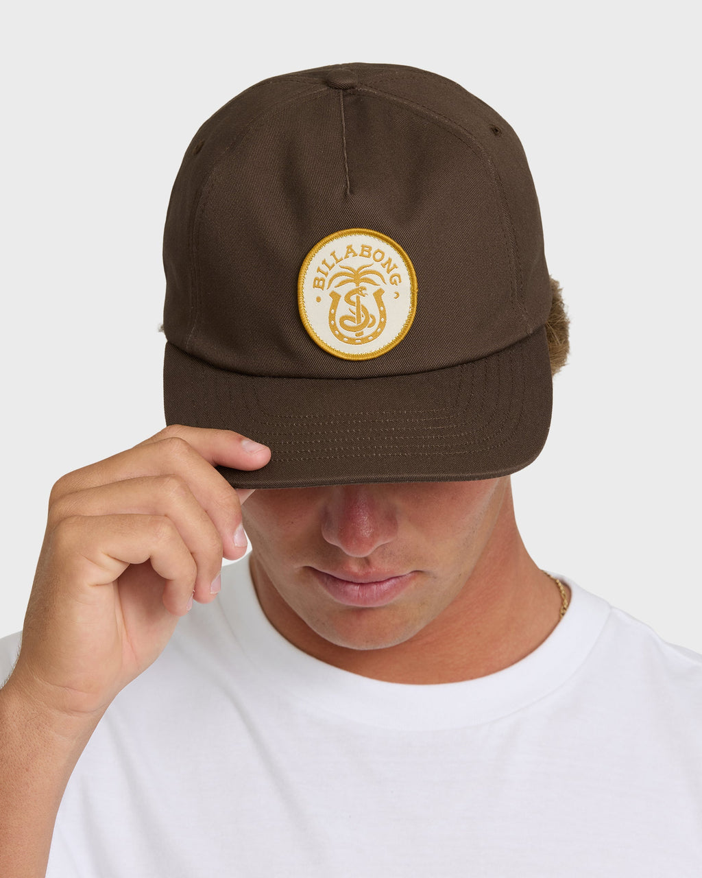 Billabong Breakdown Snapback Hat - Chocolate Brown