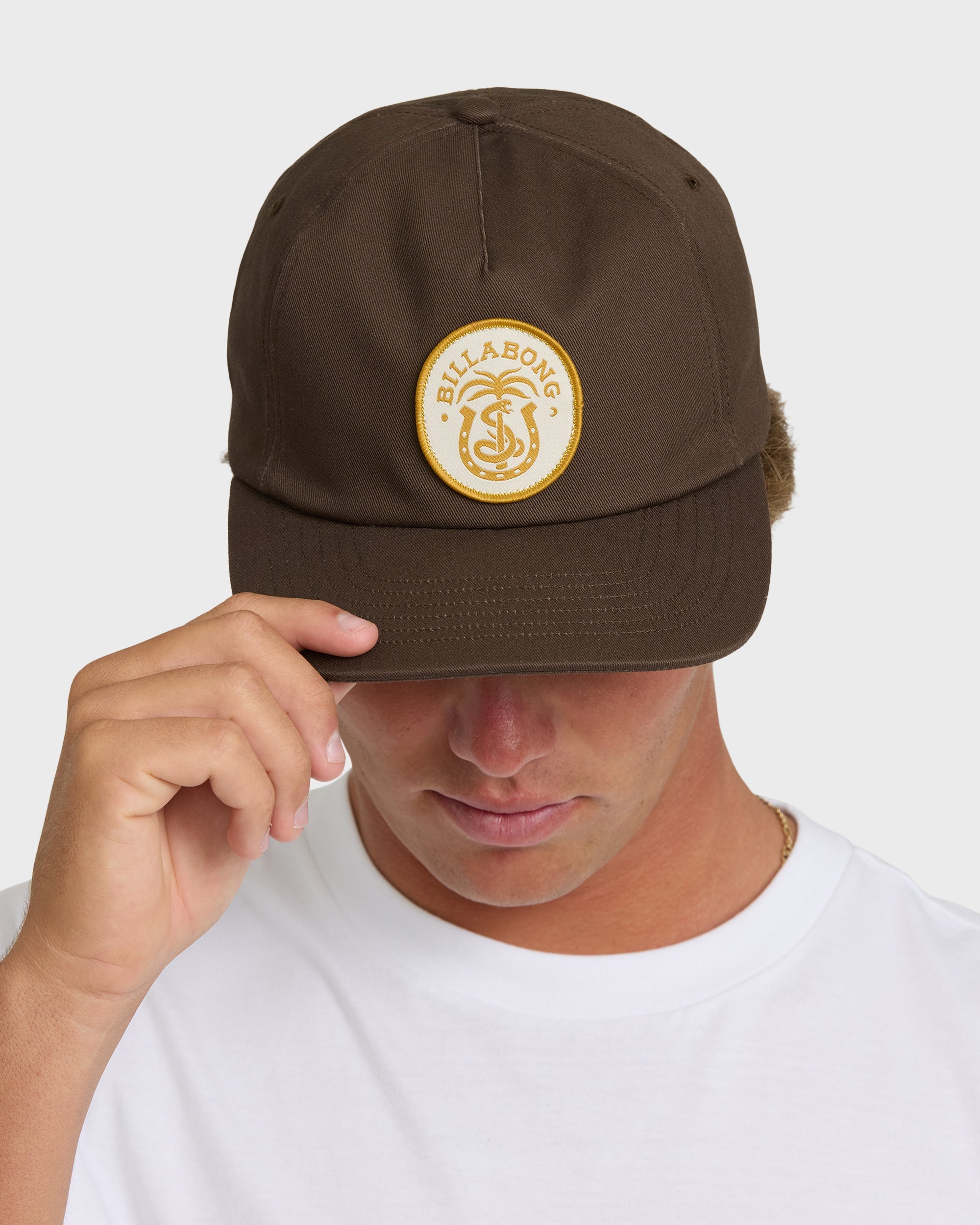 Billabong Breakdown Snapback Hat - Chocolate Brown