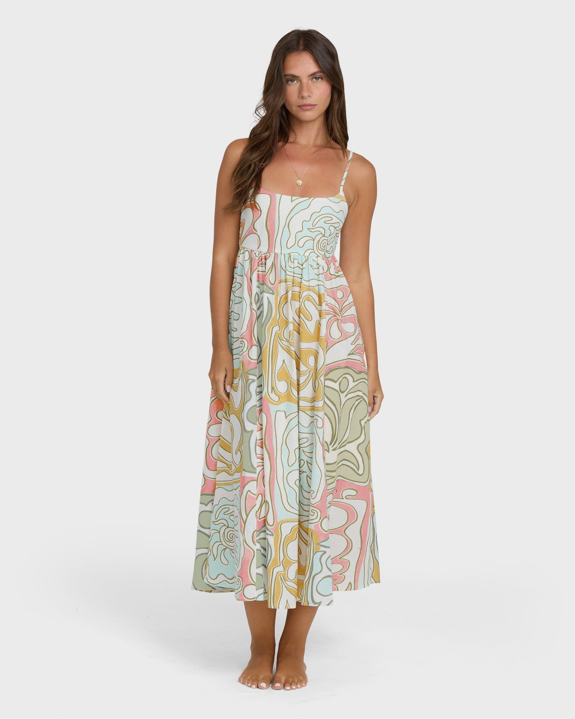Billabong Island Life Midi Dress - Clearwater