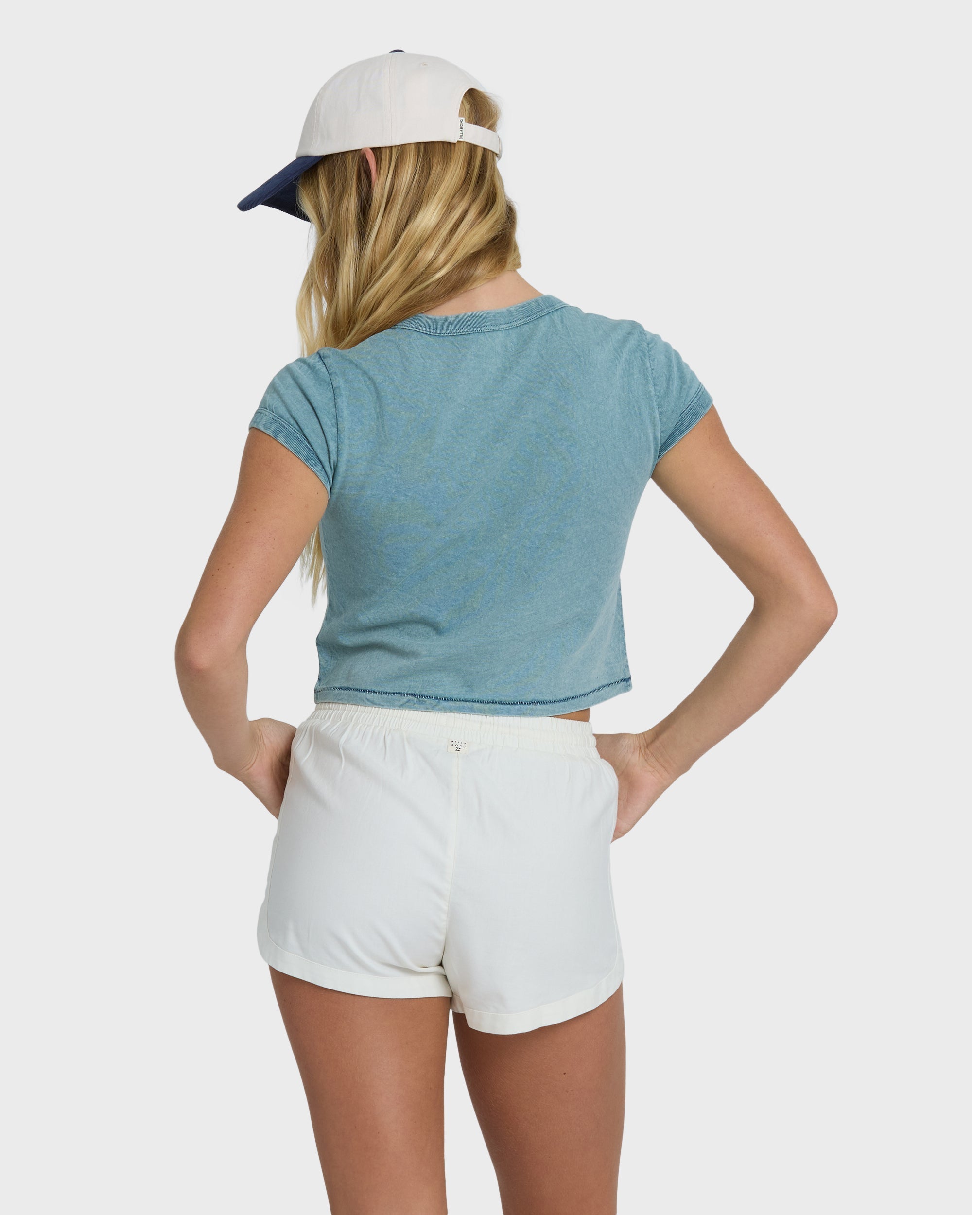 Billabong Road Trippin Elastic Waist Shorts - Salt Crystal