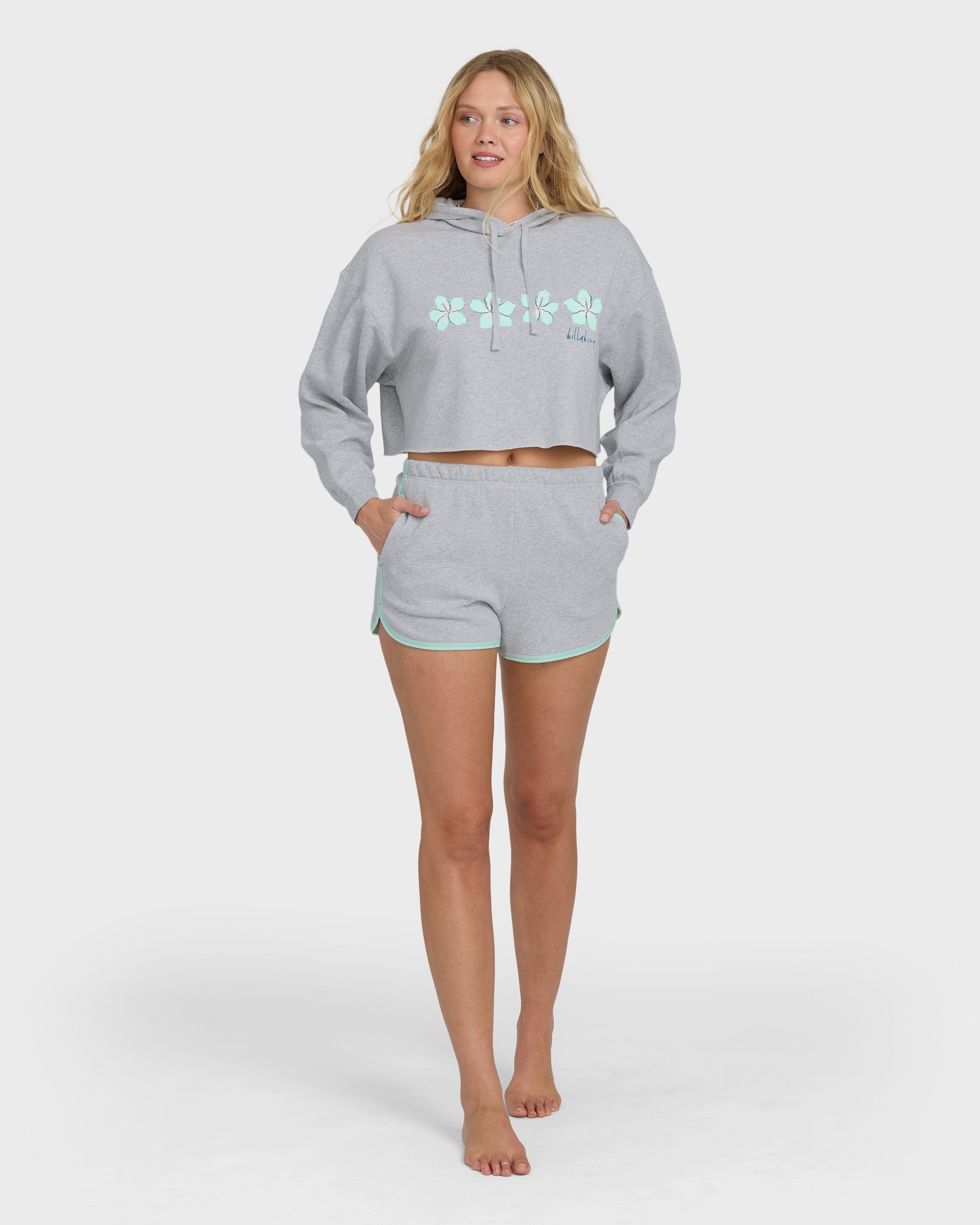 Billabong Palmer Fleece Shorts - Heather Gray