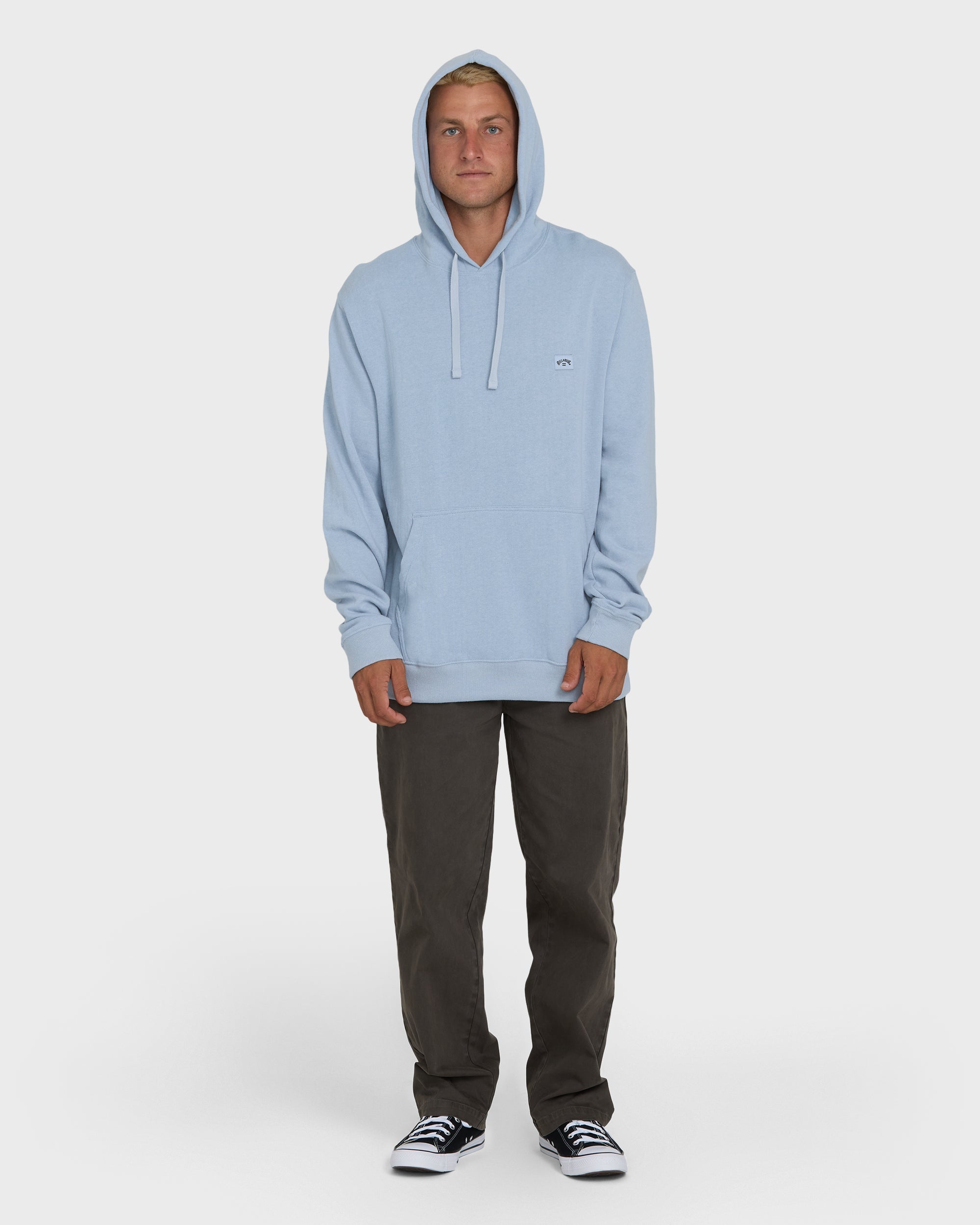 Billabong All Day Pullover Hoodie - Blue Fog