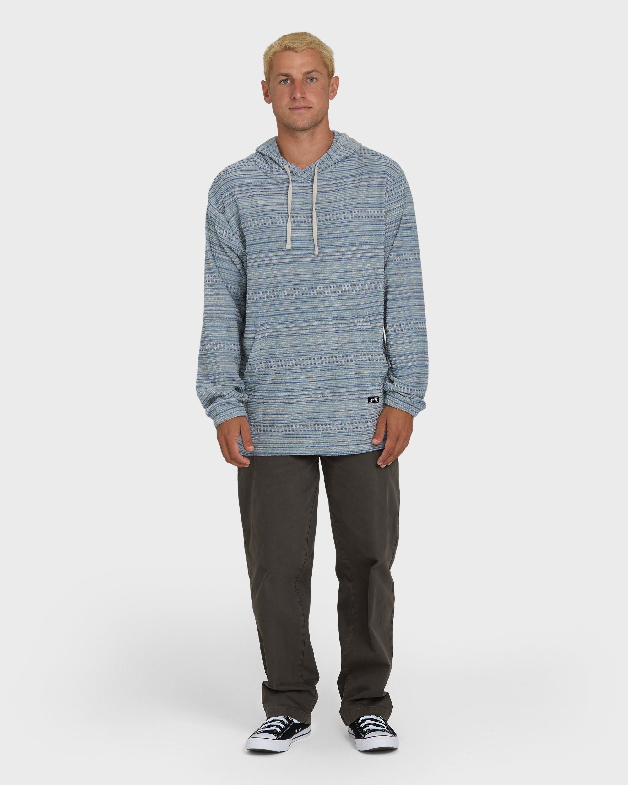 Billabong Flecker Diego YD Pullover Hoodie - Blue Fog
