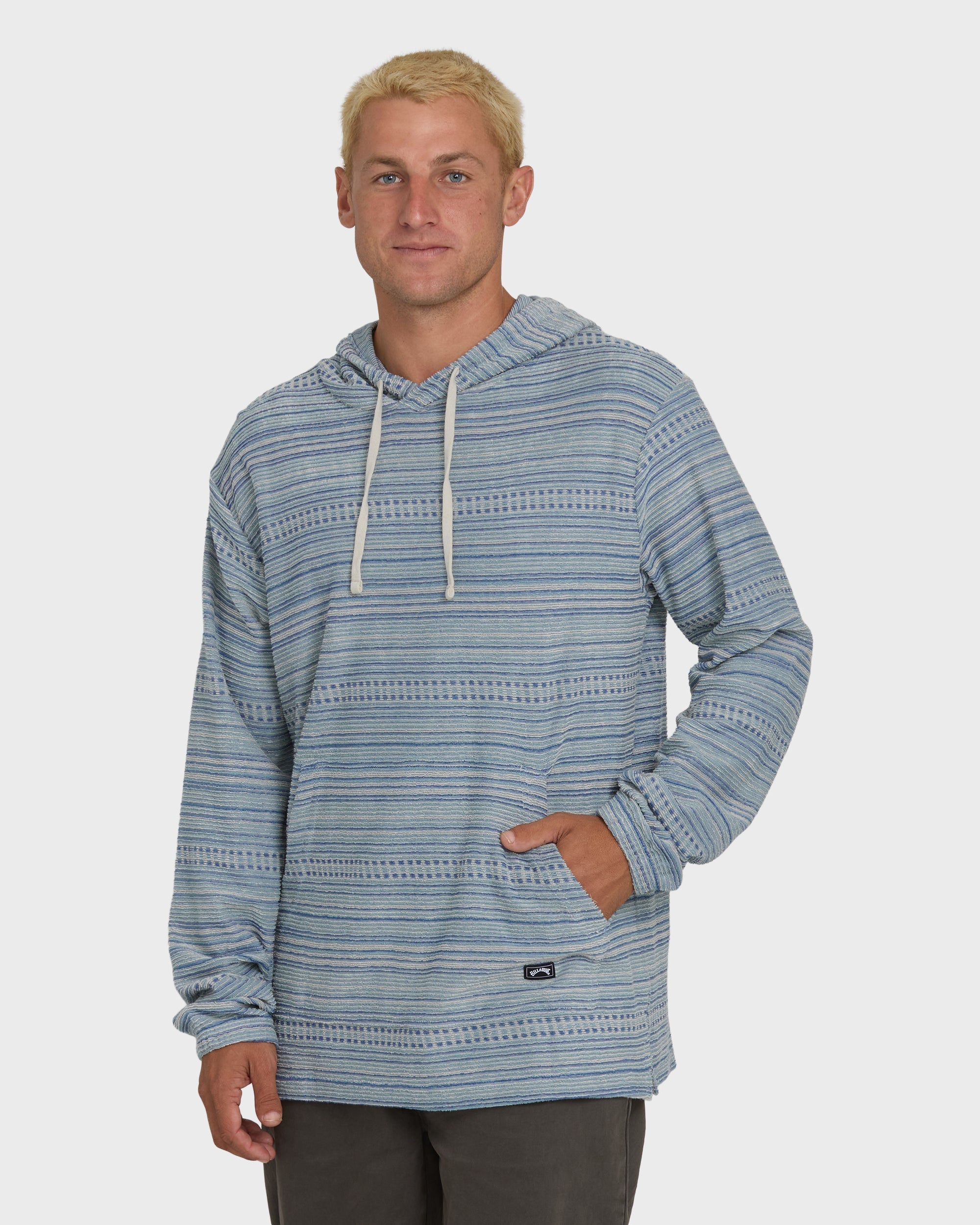 Billabong Flecker Diego YD Pullover Hoodie - Blue Fog