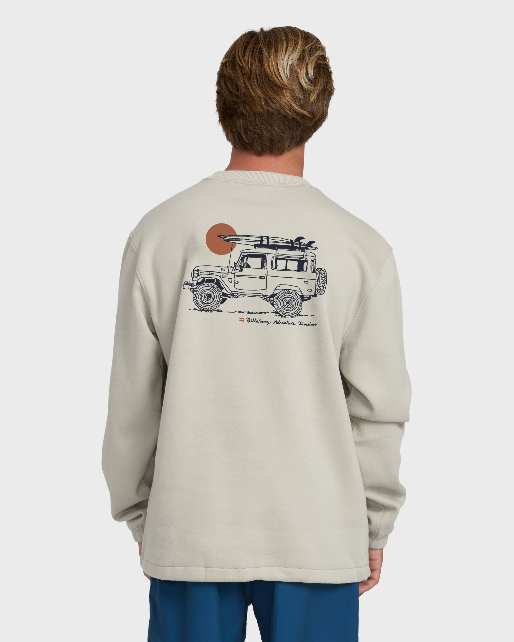 Billabong Compass Crewneck Sweatshirt - Dove